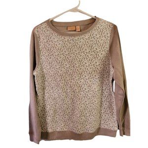NorthCrest Classic | Lace Front Sweater - Medium